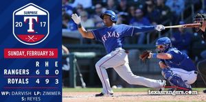 Image post by @rangersdetexas on Facebook
