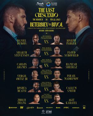 Image post by @MatchroomBoxing on Twitter/X