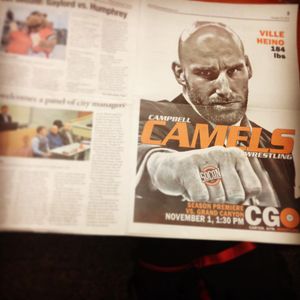 Image post by @gocamelswrestle on Instagram