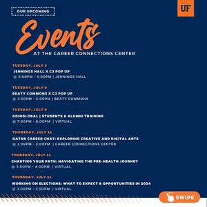 Image post by @ufcareercenter on Instagram
