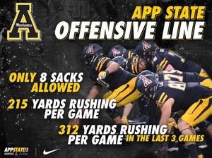 Image post by @appstate_fb on Instagram
