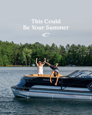 Image post by @crestpontoonboats on Instagram