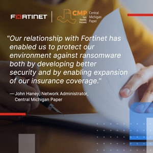 Image post by @fortinet on Instagram