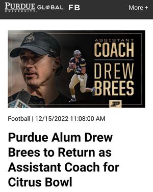 Image post by @drewbrees on Instagram
