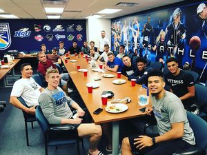 Image post by @nsu_mbasketball on Instagram