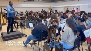 Video post by @umichbands on Facebook