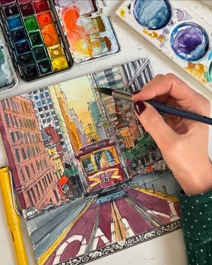 Image post by @monaedulescoart on Instagram