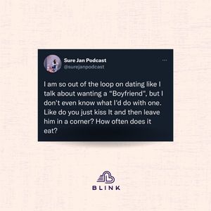 Image post by @theblinkdate on Instagram