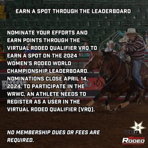 Image post by @womensrodeo on Instagram