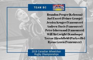 Image post by @bcwheelchairsports on Instagram