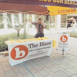 Image post by @blazeradioasu on Facebook