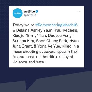 Image post by @actblueorg on Instagram