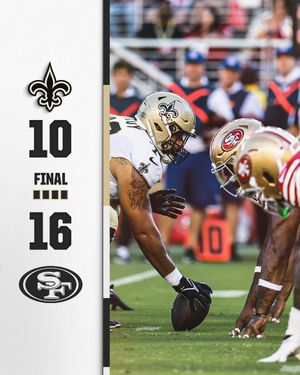 Image post by @Saints on Twitter/X