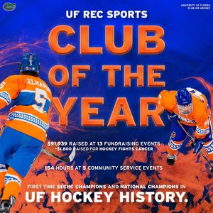 Image post by @ufhockey on Instagram