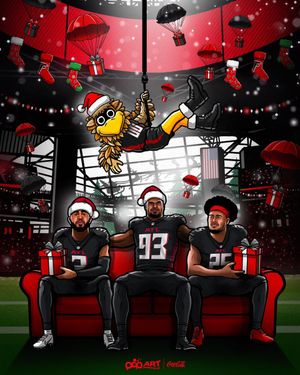Image post by @AtlantaFalcons on Twitter/X
