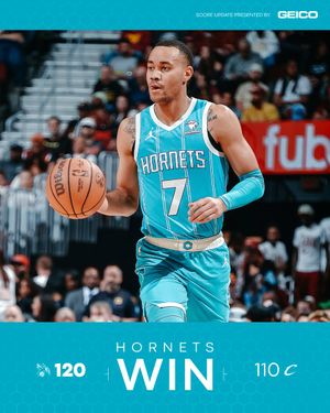 Image post by @hornets on Twitter/X
