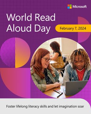 Image post by @MicrosoftEDU on Twitter/X