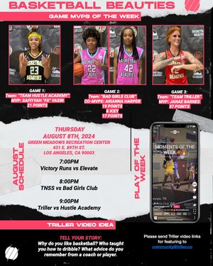 Image post by @basketballbeautiesleague on Instagram