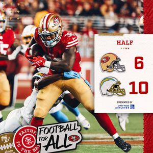 Image post by @49ers on Twitter/X