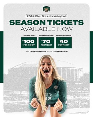 Image post by @OhioBobcatsVB on Twitter/X