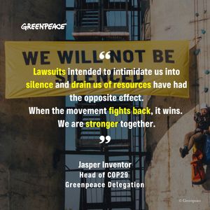 Image post by @greenpeace on Instagram