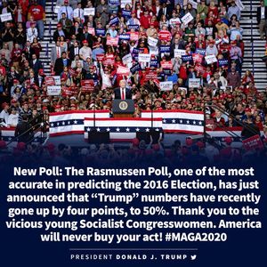 Image post by @realdonaldtrump on Instagram