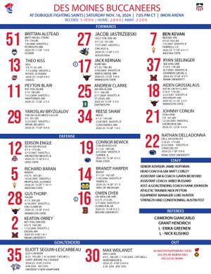 Image post by @bucshockey on Instagram