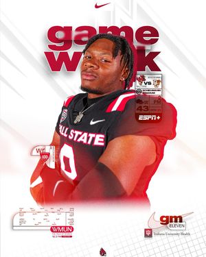 Image post by @ballstatefb on Instagram