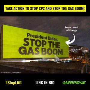 Image post by @greenpeaceusa on Instagram