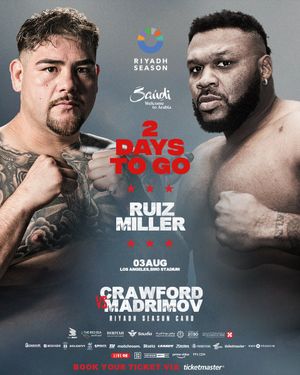 Image post by @MatchroomBoxing on Twitter/X