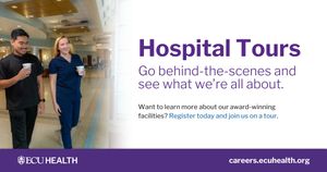 Image post by @ECUHealthMedicalCenter on Facebook