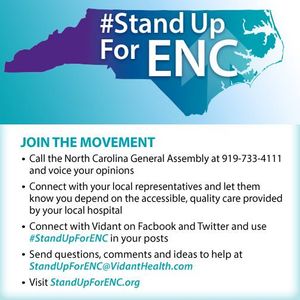 Image post by @ECUHealthMedicalCenter on Facebook