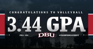 Image post by @dbu_vball on Instagram