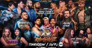 Image post by @AEW on Twitter/X