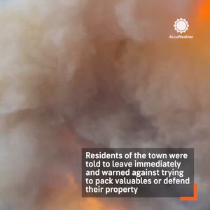 Image post by @AccuWeather on Facebook