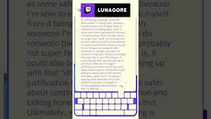 Video post by @lunagoretv on YouTube