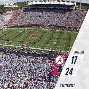 Image post by @olemissfb on Instagram