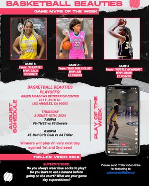 Image post by @basketballbeautiesleague on Instagram