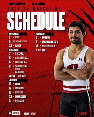 Image post by @badgerwrestling on Instagram