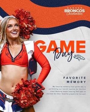 Image post by @denverbroncoscheer on Instagram