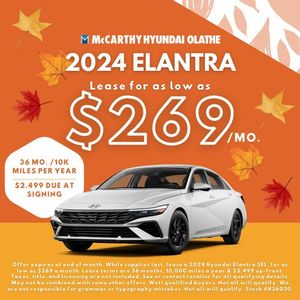 Image post by @mccarthyolathehyundai on Instagram
