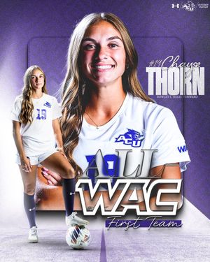 Image post by @ACU_Soccer on Twitter/X