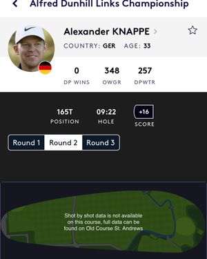 Image post by @alexknappegolf on Instagram