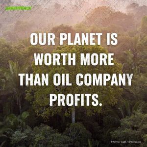 Image post by @greenpeace on Instagram