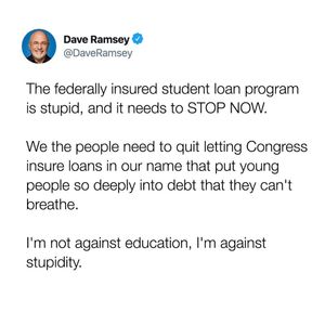 Image post by @daveramsey on Instagram