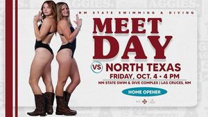 Image post by @nmstateswimdive on Instagram