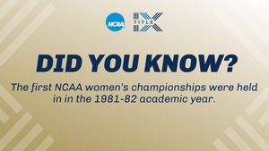 Image post by @NCAA on Twitter/X
