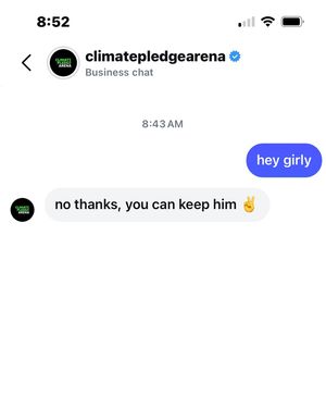 Image post by @climatepledgearena on Instagram