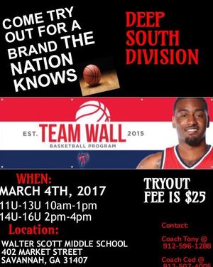 Image post by @teamwallhoops on Instagram