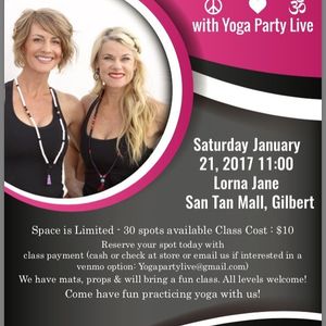 Image post by @yogapartylive on Instagram